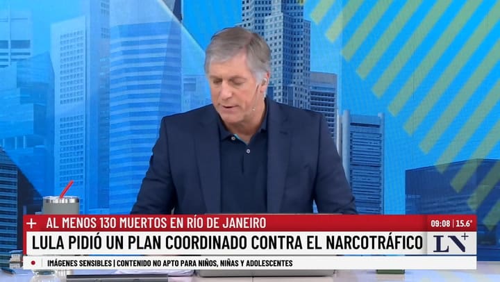 Mario Medrano Montoya hablo sobre las repercusiones del megaoperativo en Brasil