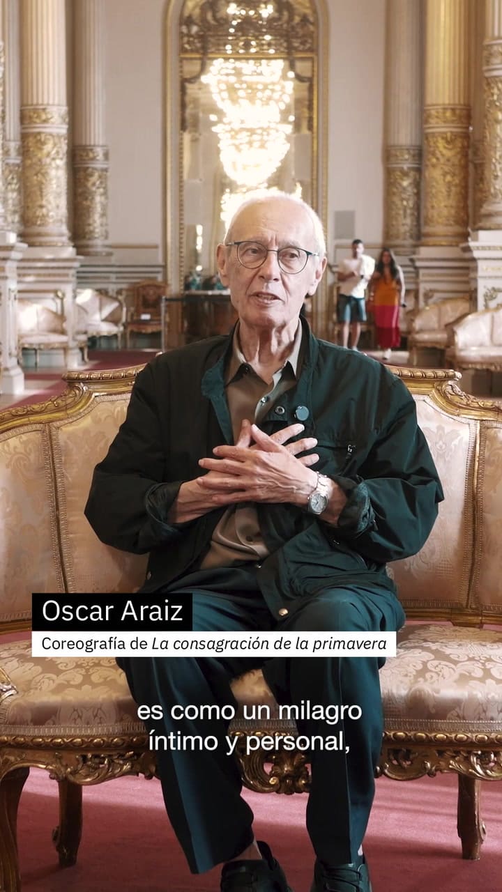 Oscar Araiz presenta el reestreno para el Teatro Colón de su obra "La consagración de la primavera", que cumple 60 años desde su debut.