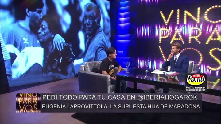 La angustia de Eugenia Laprovittola al hablar de la muerte de Diego Maradona - Fuente: KZO