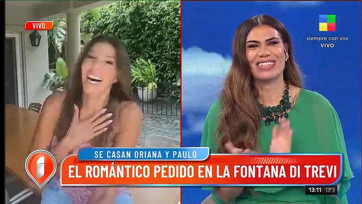 Catherine Fulop revelo como se entero de la propuesta de casamiento de su hija