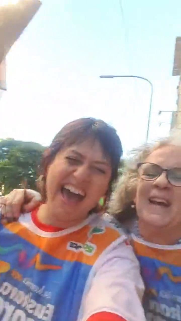 Itziar Ituño estuvo acompañada del movimiento Korrika, en defensa del euskera, la lengua oficial del País Vasco