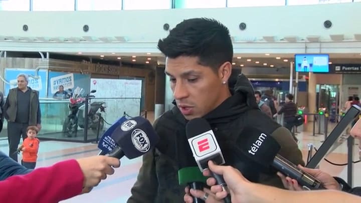 Enzo Pérez antes de viajar a Rusia: “Estoy feliz por esta nueva oportunidad” - Fuente: Télam