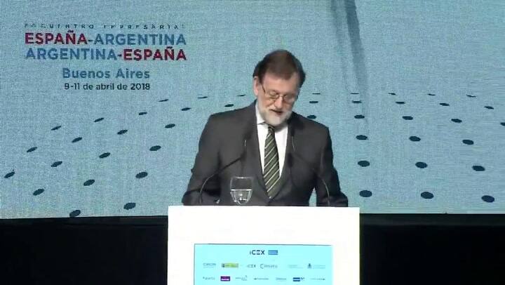 Rajoy: "Argentina y España viven hoy un buen momento económico"