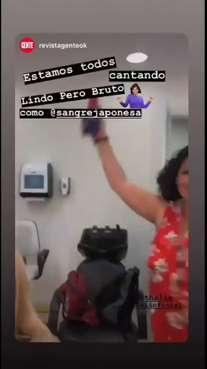 La China Suárez cantando 'Lindo pero bruto', el tema de Lali - Fuente: Instagram
