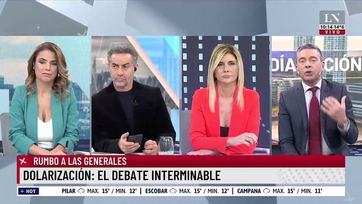 Pablo Rossi habló de la dolarización de Javier Milei y lo comparó con el gobierno de Carlos Menem