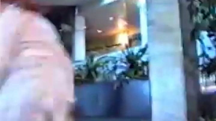 Una escena de la película "Día de pago" filmada en la Galería Churba