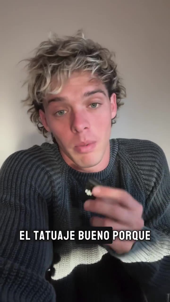 Santi Maratea explicó el motivo por el que decidió borrarse un tatuaje