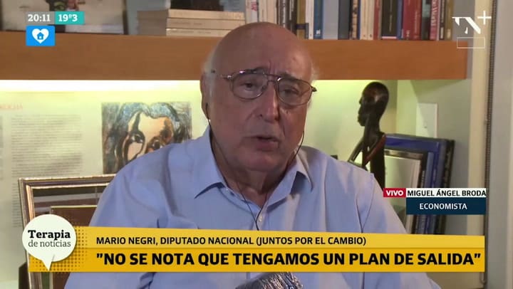 Miguel A. Broda: 'La hiperinflación del ´89 es suave comparado con esto'