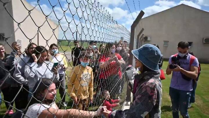 La visita de Tini a Neuquén
