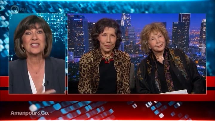 Lily Tomlin y Jane Wagner en una entrevista exclusiva con Christiane Amanpour - Fuente: YouTube