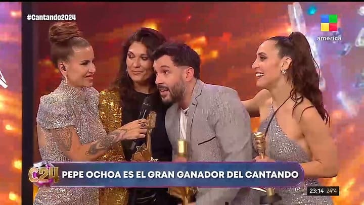 Pepe Ochoa se consagro ganador del Cantando 2024