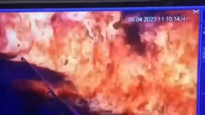 Un camión que transportaba pintura y barnices sufrió una catastrófica explosión en Uzbekistán