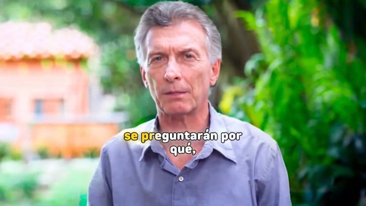 Cuentas libertarias reproducen fake news y un video falso de Mauricio Macri a horas de la elección