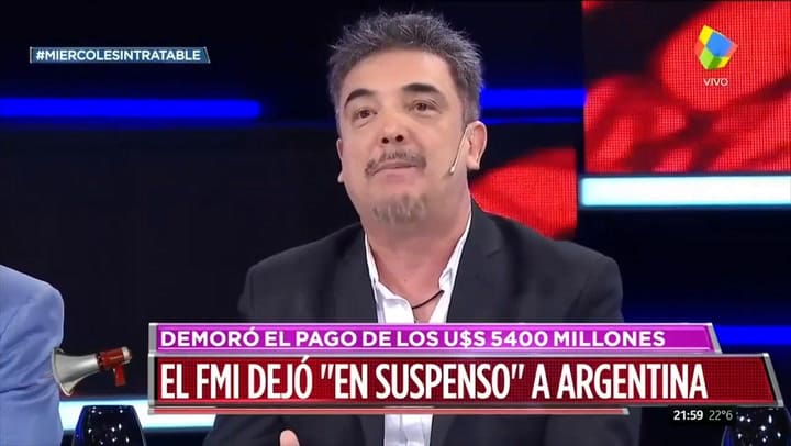 Javier Milei discutio con Nito Artaza y le djio: 'Sos un fascista, un nazi o un comunista'. Fuente: