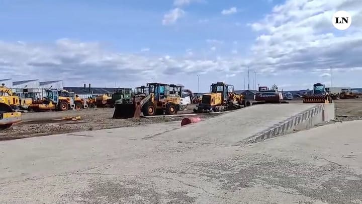 Así está hoy la ex-sede de Austral Construcciones. Crédito: Horacio Córdoba