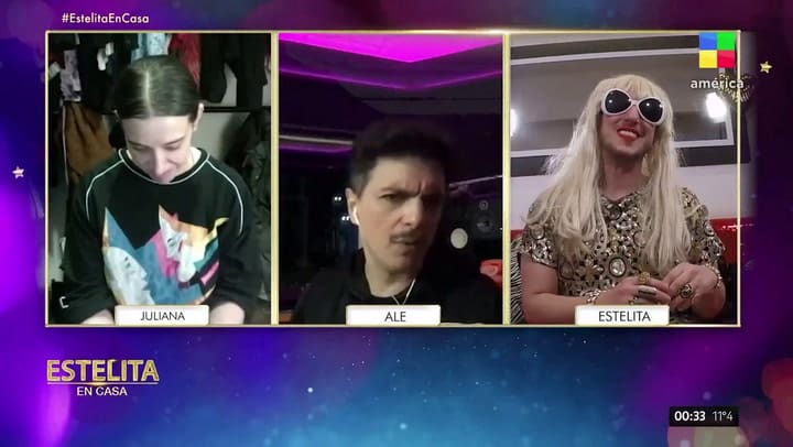 Juliana Gattas y Ale Sergi de Miranda! sorprendieron a Estelita con su historia de amor