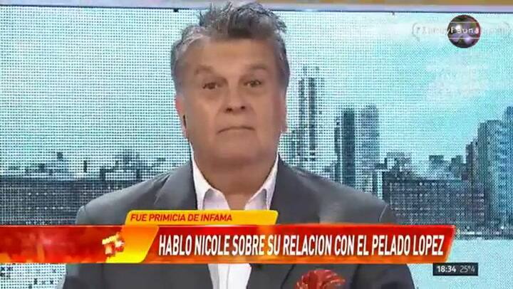 Nicole Neumann habló sobre su supuesta relación con El Pelado López