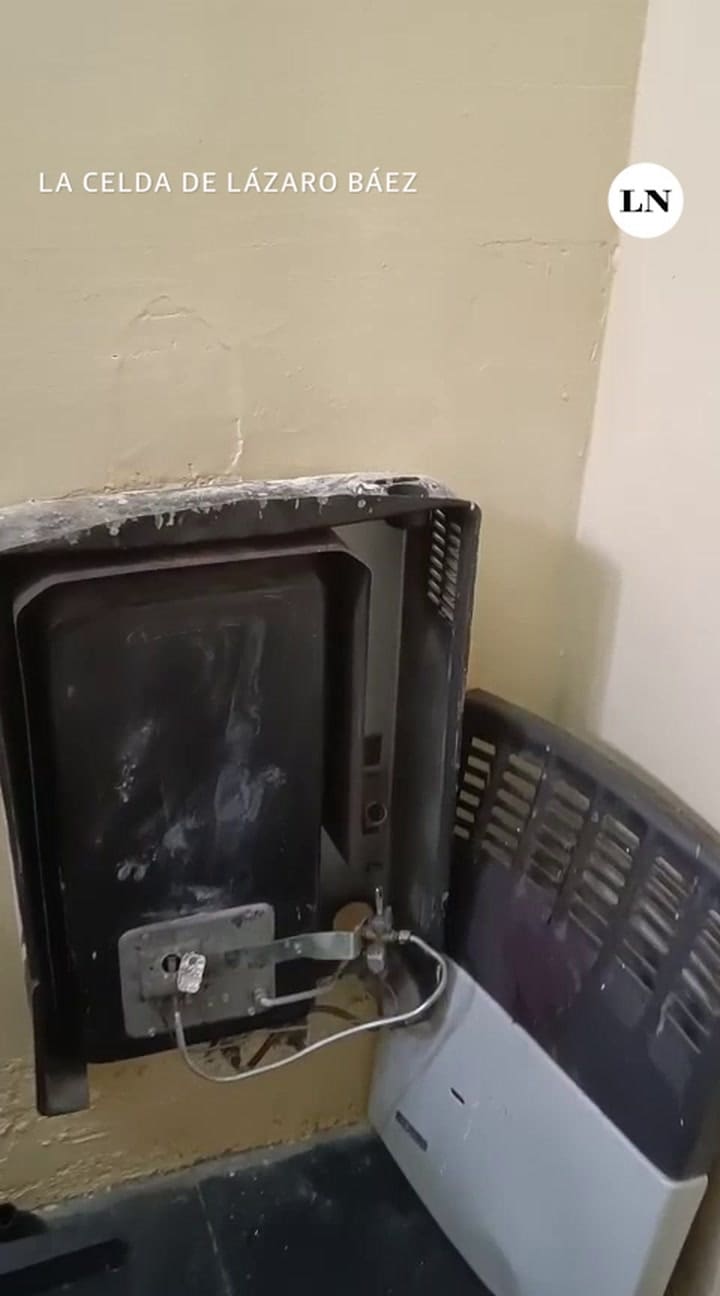 La celda de Lázaro Báez