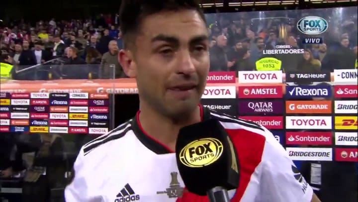 La entrevista a Pity Martínez tras el partido - Fuente: Fox Sports