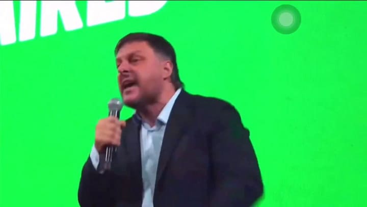 Cierre de campaña de Leandro Santoro