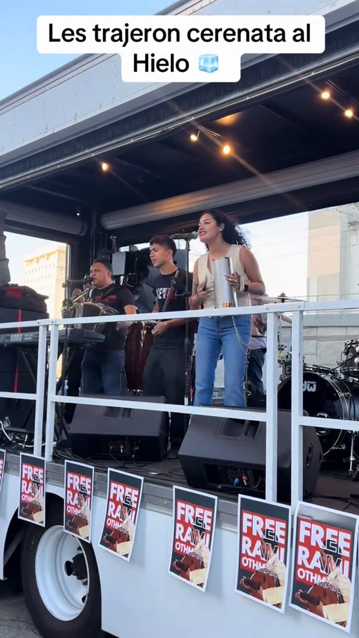 La original protesta de migrantes conta el ICE en Los Ángeles