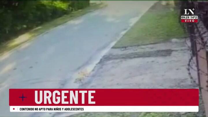 Así escapaban los hombres que mataron a Claudia Farías en Tortuguitas