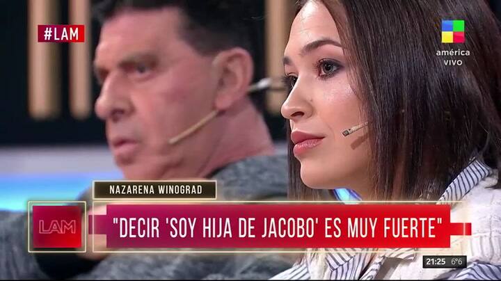 Jacobo con su hija
