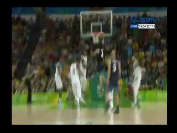 Básquet: las mejores jugadas de Argentina-Estados Unidos