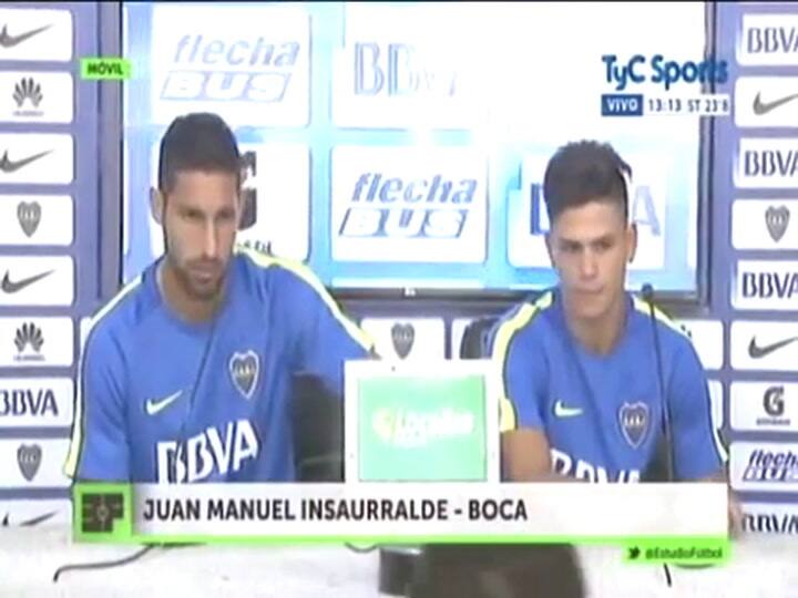 Boca: las disculpas públicas de Insaurralde y Silva
