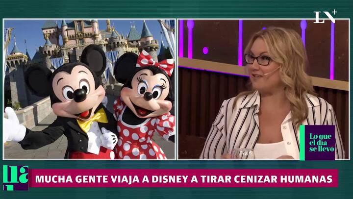 Mucha gente viaja a Disney a tirar sus cenizas humanas