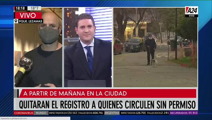 Funcionario salió a correr con Horacio Rodríguez Larreta: incumplió el protocolo y pagó una multa