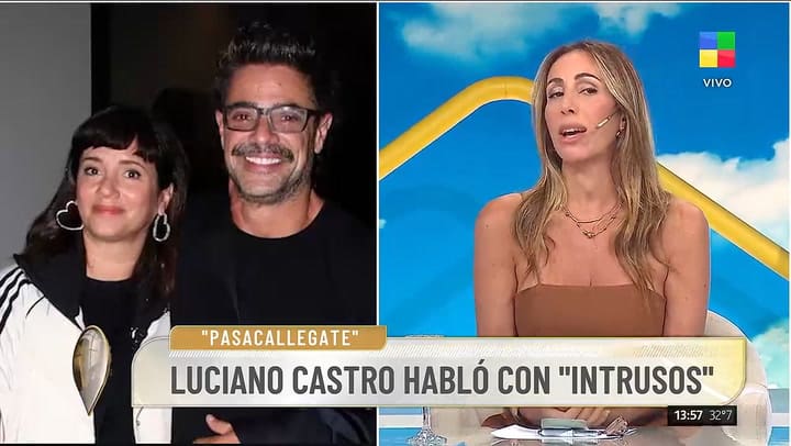 La palabra de Luciano Castro tras el presunto pasacalle para Griselda Siciliani