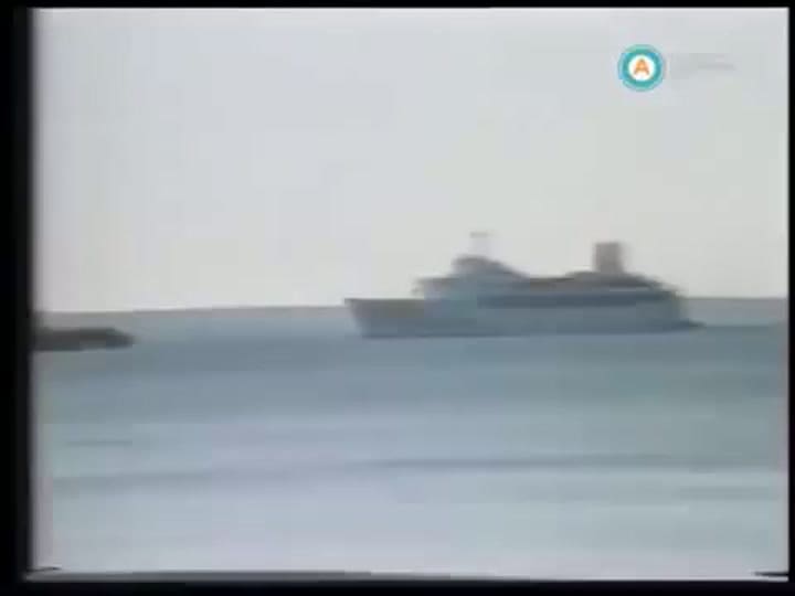 El momento en que los combatientes desembarcaron en Puerto Madryn