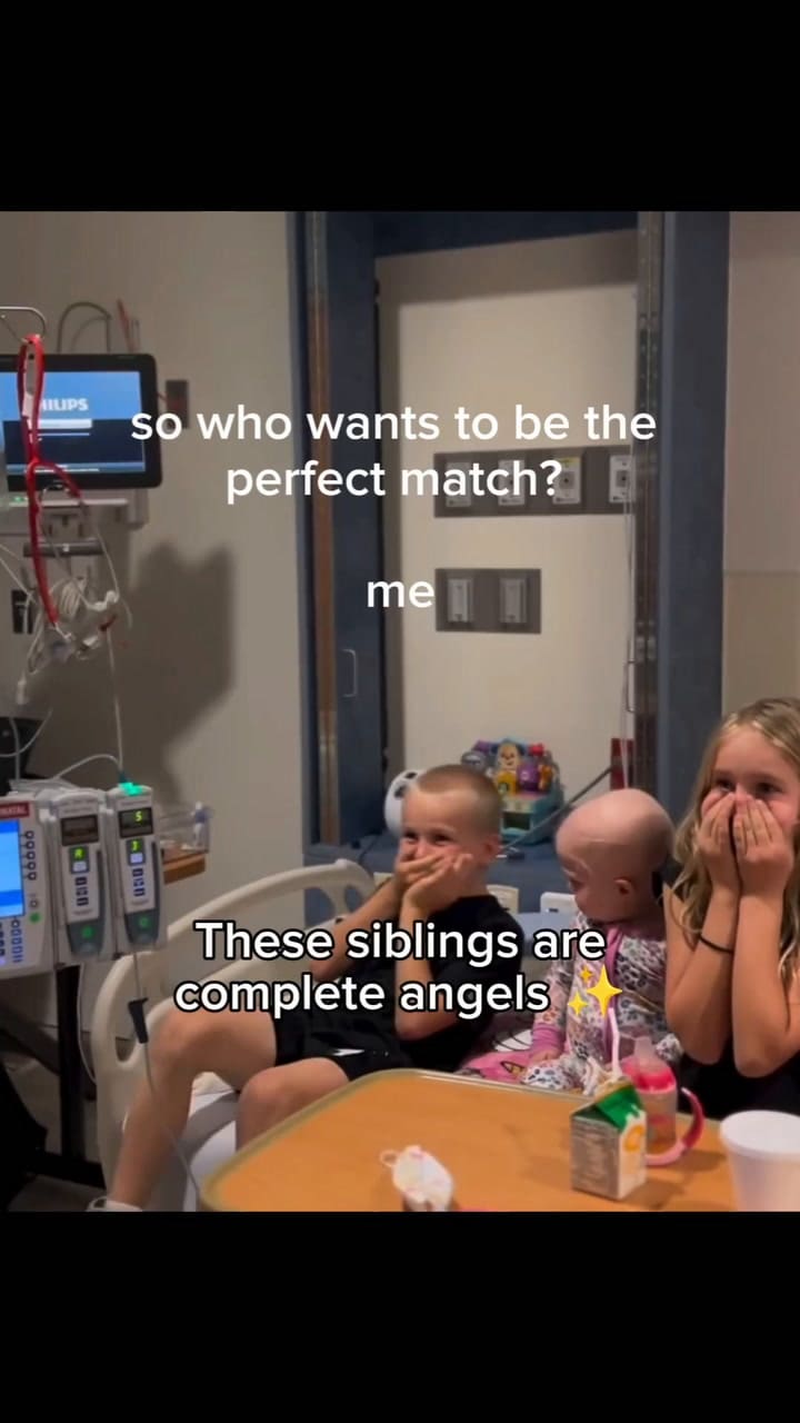 Le dijeron que podía ser el donante para su hermana con cáncer y su reacción emocionó a todos