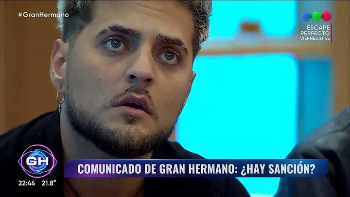 Damian fue advertido por Gran Hermano