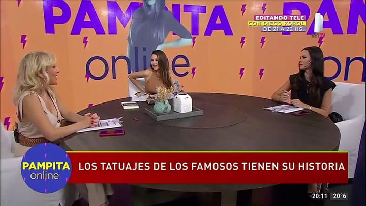 Natalie Weber reveló la historia detrás del tatuaje de Mauro Zárate - Fuente: NET TV
