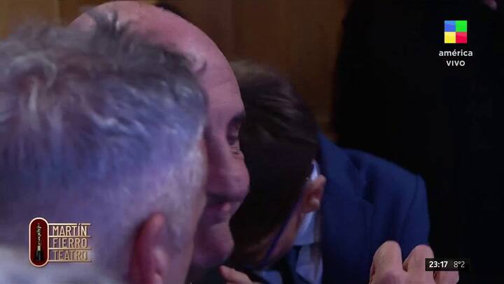 Martín Fierro de Teatro: el discurso del Puma Goity. Fuente: América TV