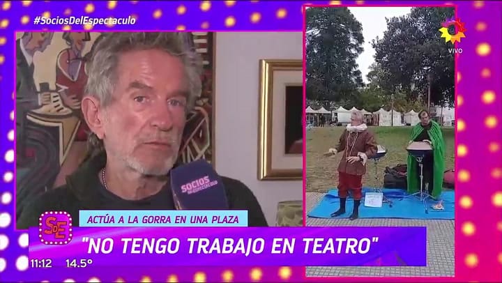 El mal momento de Pablo Alarcón, trabaja a la gorra en la calle: “Necesito ganar guita para vivir”