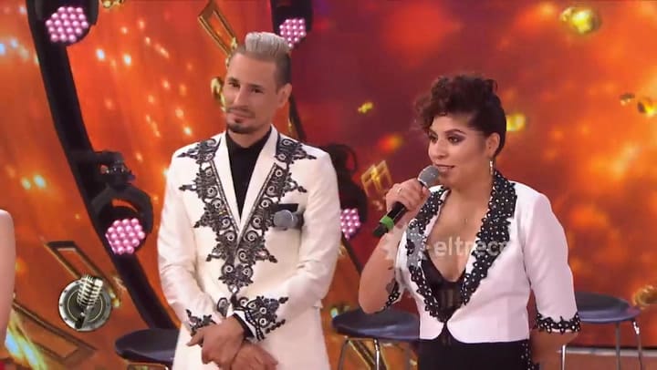 Cantando 2020. El gesto solidario de Moria Casán con Rocío Quiroz - Fuente: eltrece