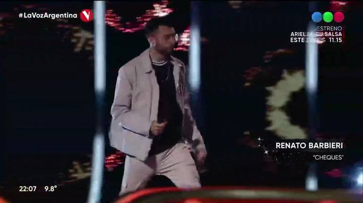 Marley bailó en La Voz Argentina