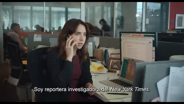 Ella dijo, tráiler oficial