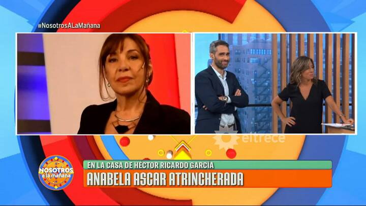 Anabela Ascar atrincherada en la casa que perteneció a Héctor Ricardo García - Fuente: YouTube