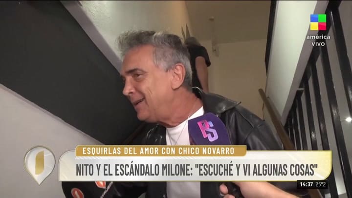 Nito Artaza rompió el silencio sobre el supuesto romance entre Cecilia Milone y Chico Novarro