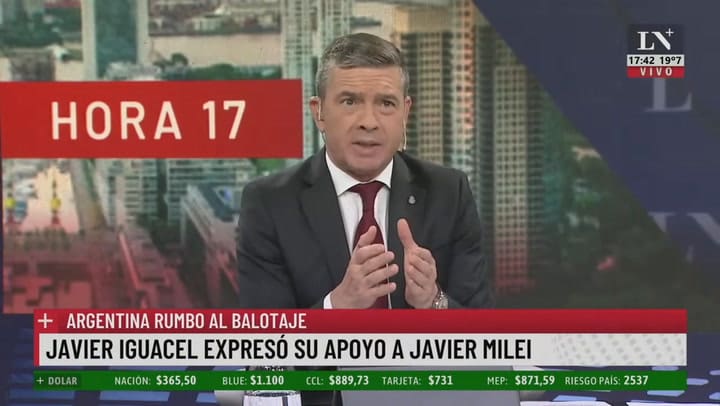 Javier Iguacel Expresó Su Apoyo A Javier Milei