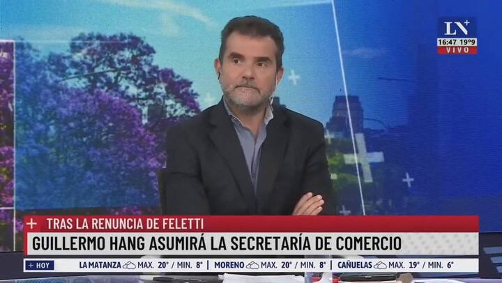 Renunció el Secretario de Comercio, Roberto Feletti