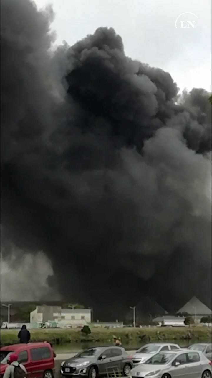 Imágenes del incendio en Avellaneda