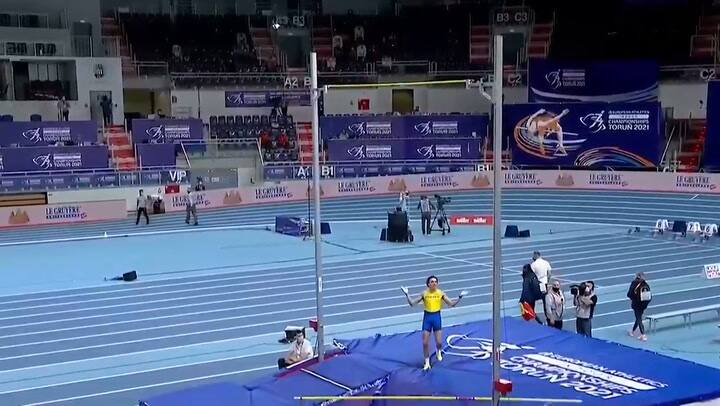 El récord de 6.19 metros de Armand Duplantis en Torun, 2021