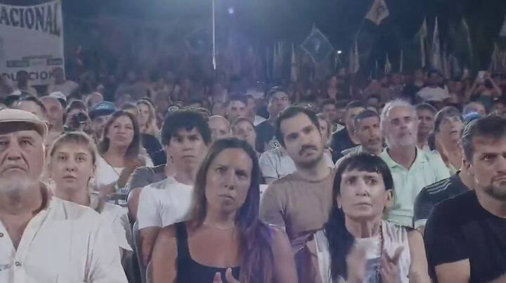 Máximo Kirchner en Avellaneda