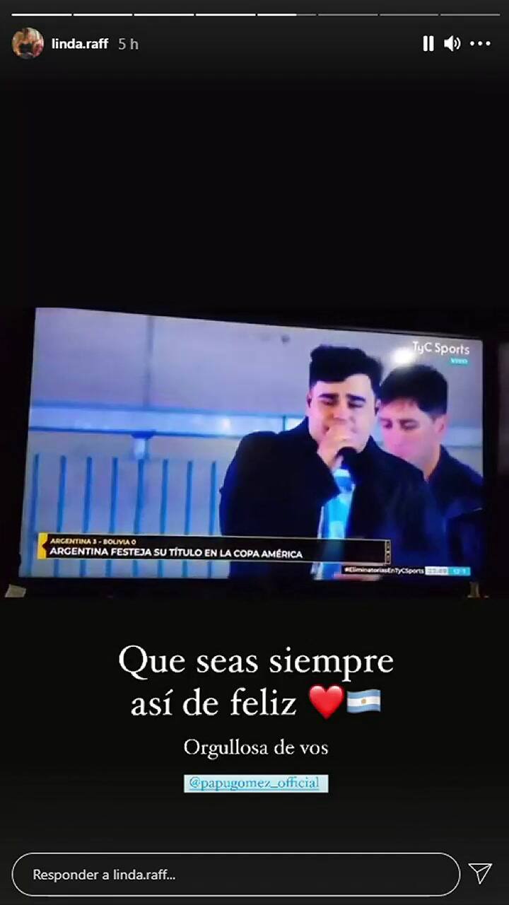 La reacción de Linda Raff por el baile del Papu