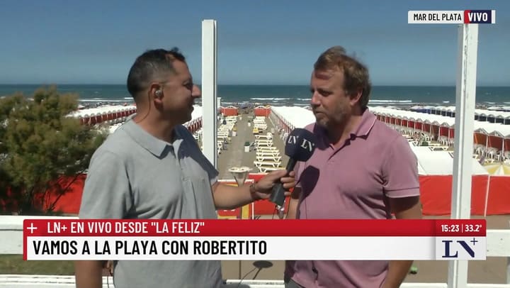 Fernando Maraude, el administrador del Balneario Punta Mogotes